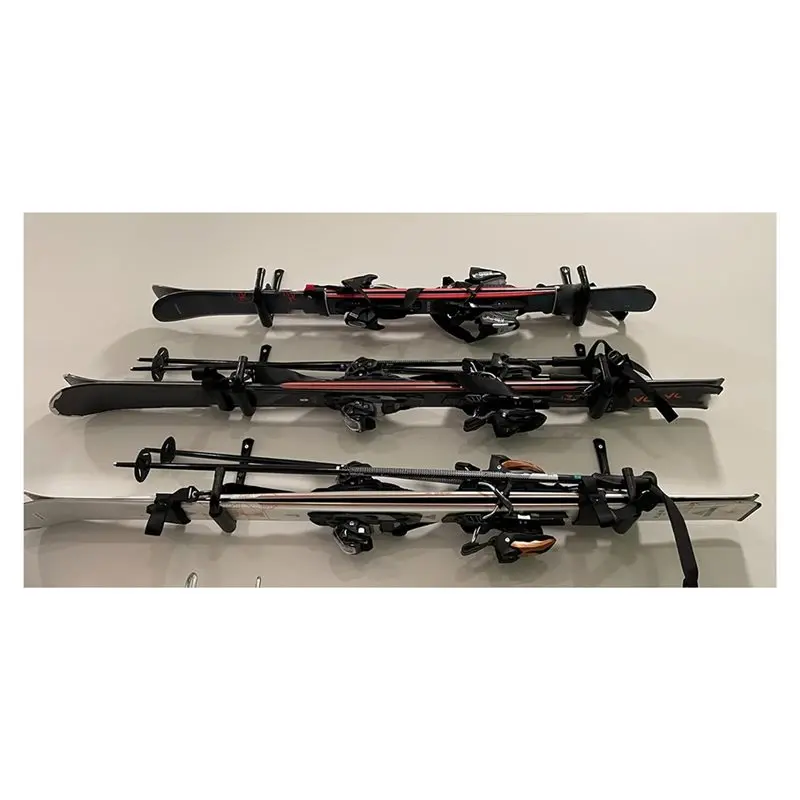 VEHO-Garage Storage Ladders Hooks,6 Pack, Wall Mount Rack 9.8 Inch Heavy Duty Utility Hanger Safely Holds Up To 50 Pounds