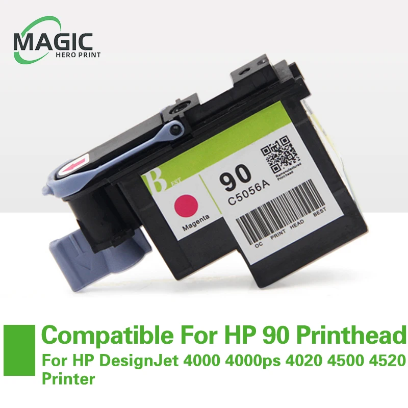 

Compatible For HP 90 Printhead C5054A C5055A C5056A C5057A HP90 Print Head For HP DesignJet 4000 4000ps 4020 4500 4520 Printer