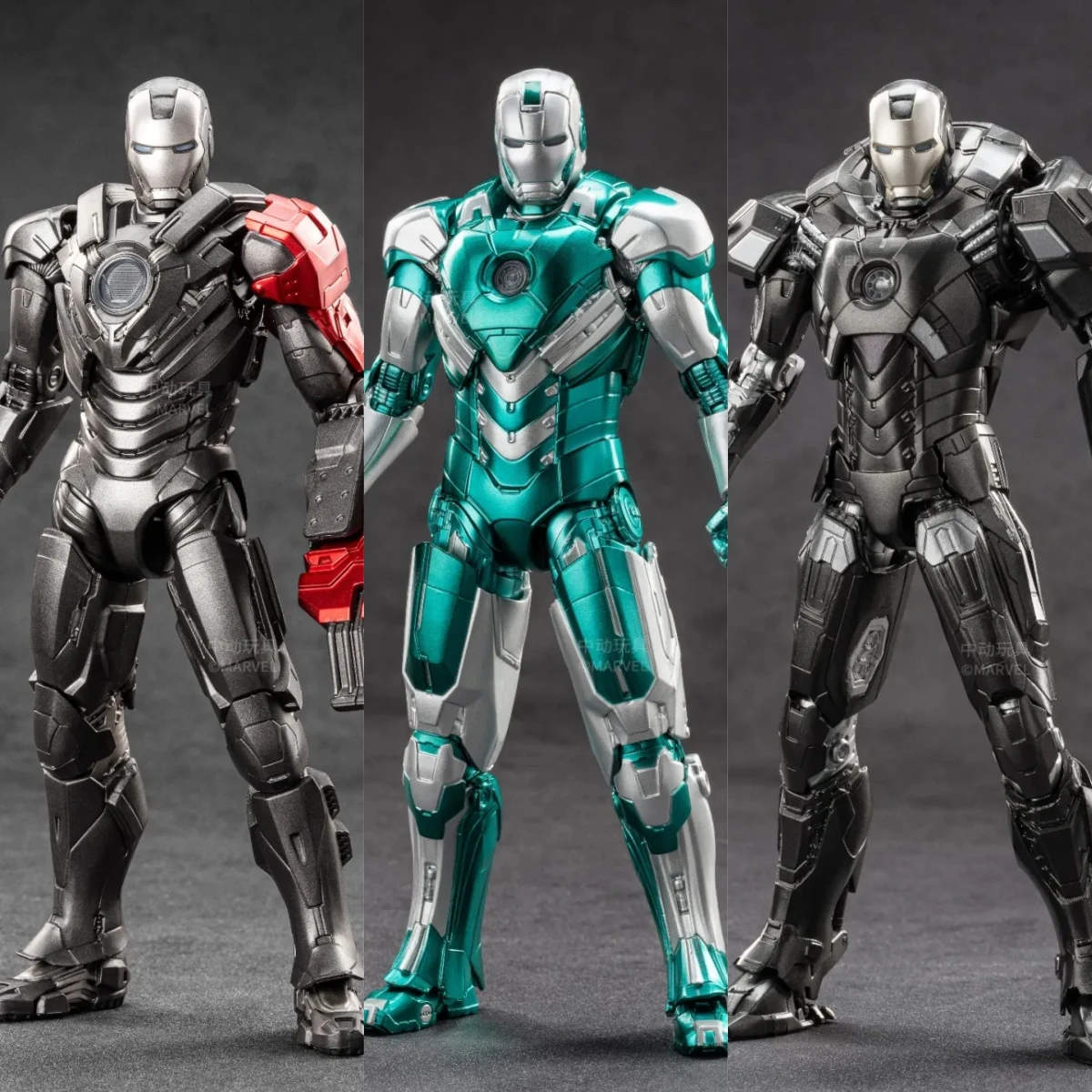 

ZDTDS Original Iron Man MK29 Fiddler MK31 Piston MK32 Romeo MK34 Southpaw 1/10 Marvel legends Avengers Action Figure Toys Model