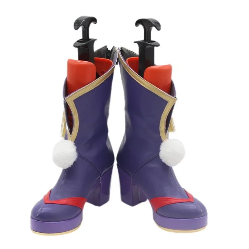 Tokai Teio Scarpe Cosplay Gioco Pretty Derby Puntelli Cosplay Stivali di Carnevale di Halloween Scarpe in PU su misura