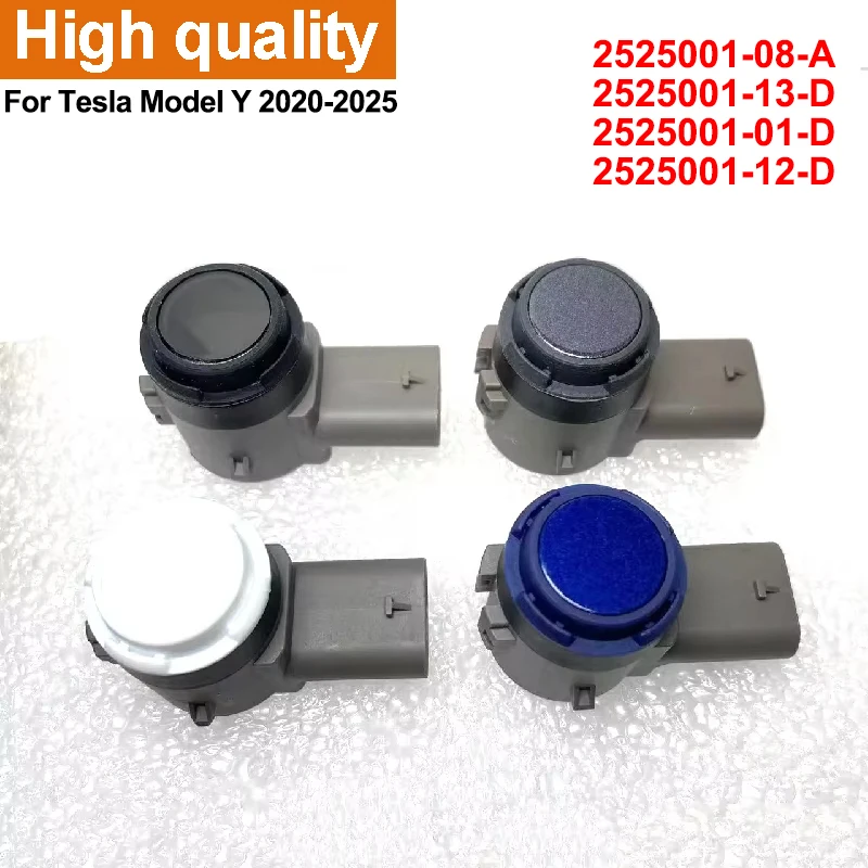 

2525001 PDC Parking Sensor Bumper Ultrasonic Radar For Tesla Model Y 2020-2025 Juniper 2525001-08-A 2525001-13-D 2525001-01-D