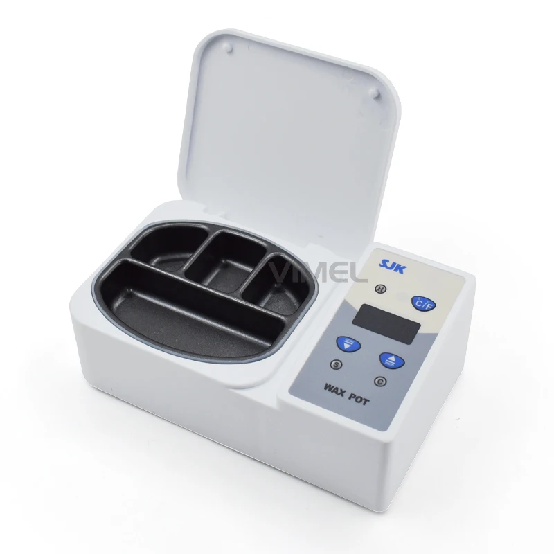 Hot Sale SJK Dental Lab Equipment Wax Heater Pot 4-slot Paraffin Melting Portable Dental Laboratory Equipment