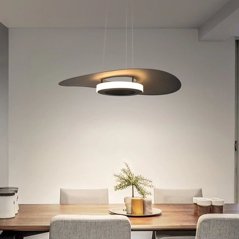 

UFO Restaurant Pendant Light Modern Minimalist New Model Room Designer Creative Dining Table Art Bar Decoration Lighting Fixture