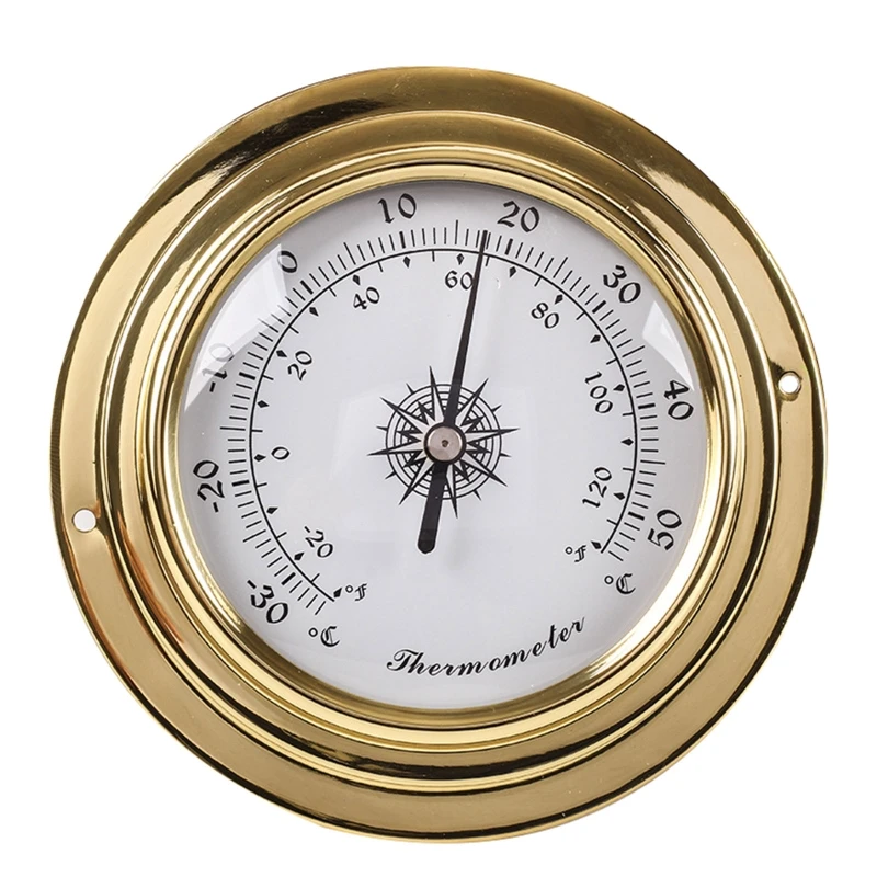 Wall Mounted Barometer Thermometer Hygrometer Clock for Clock Temperature Hygrometer for Indoor Out