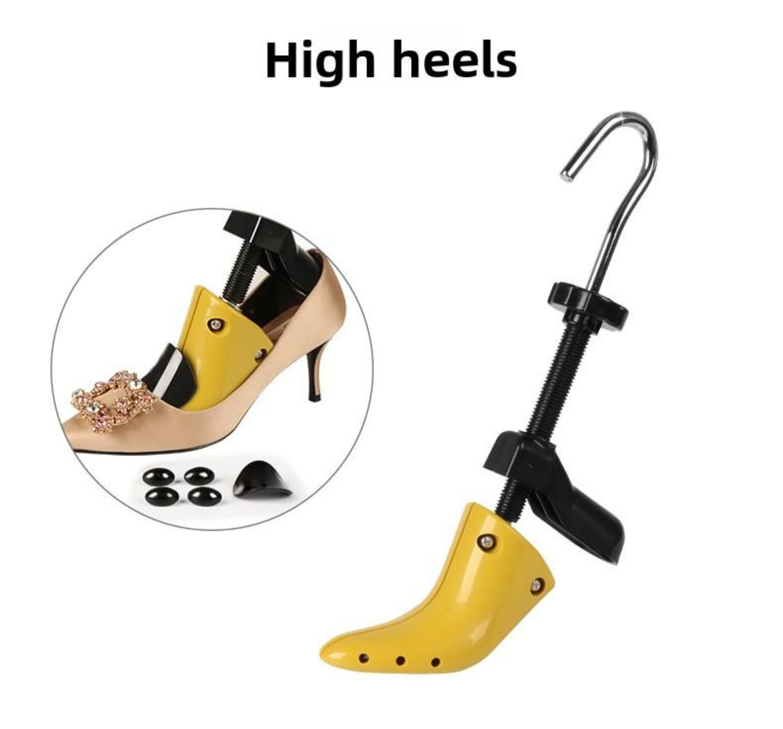 1Pc Professional Shoe Stretcher Adjustable Length Width Shoe Tree for Men Women, Stretch Boots Sneakers Heels & Fix Tight Shoes