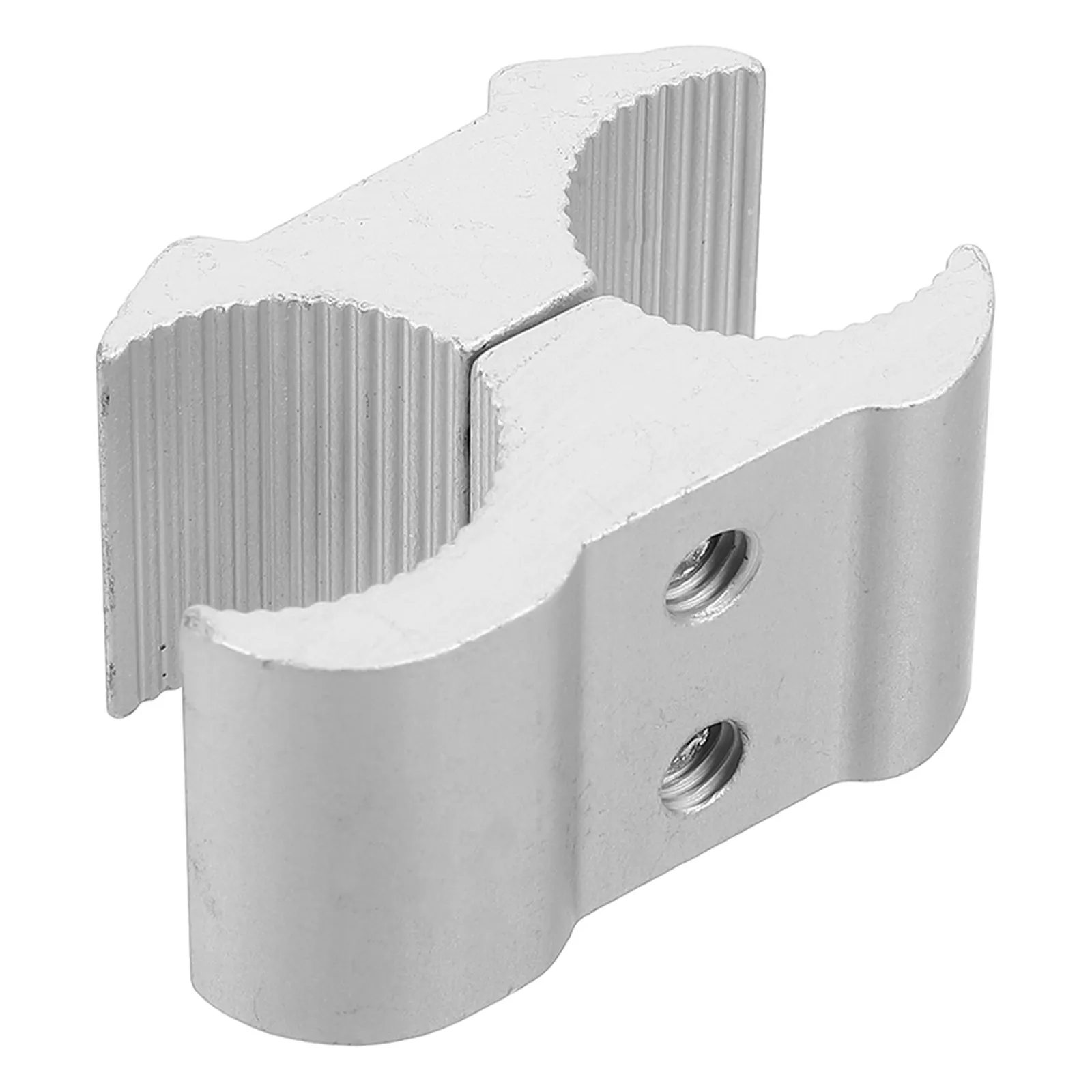 Versatile Wheelchair Pipe Clamp Aluminum Alloy Strong Grip Secure Locking Cane Holder for Walker Pipe Management Convenient