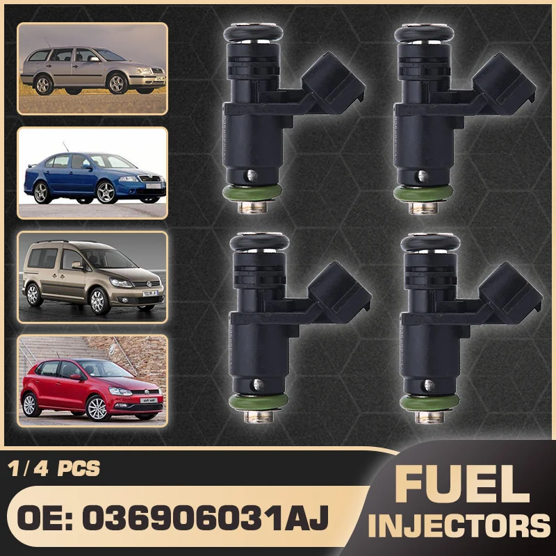 

Car Fuel Injector For Skoda Octavia Fantasia Laura Octavia Octavia Volkswagen Caddy Polo Vento Ameo 036906031AJ Car Accessories