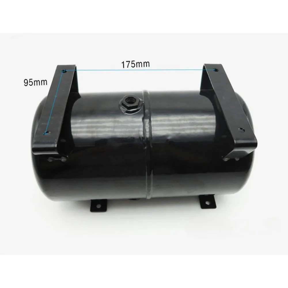 4-Hole Air Storage Tank 3.5L AS18B Air Compressor Tank Portable Spray Pump for Tattoo Painting Art Craft Airbrush Kit