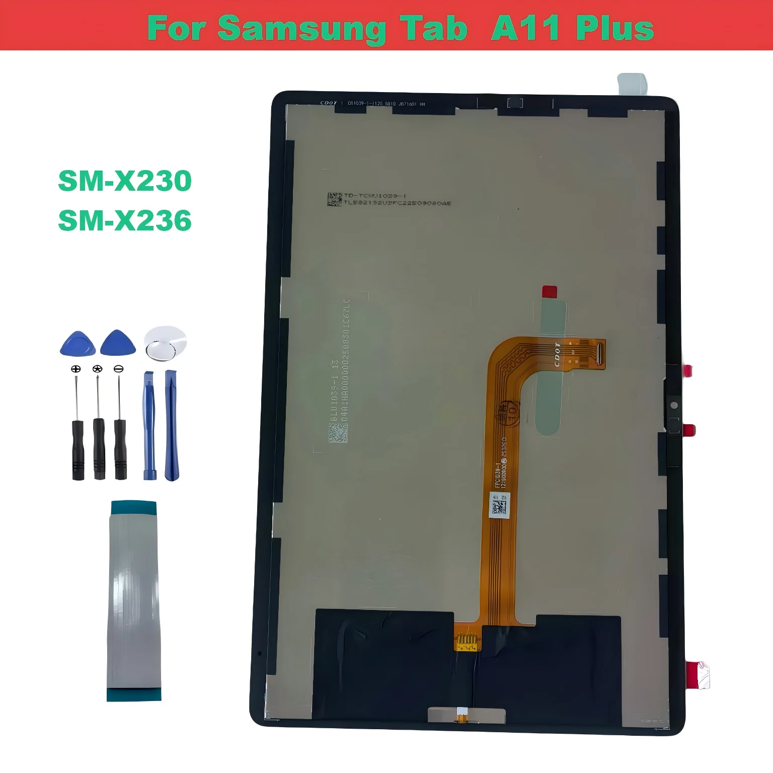 Pantalla Táctil LCD y Digitalizador para Samsung Tab A11+ A11 Plus SM-X230 SM-X236 SM-X235 X230 X236 X235