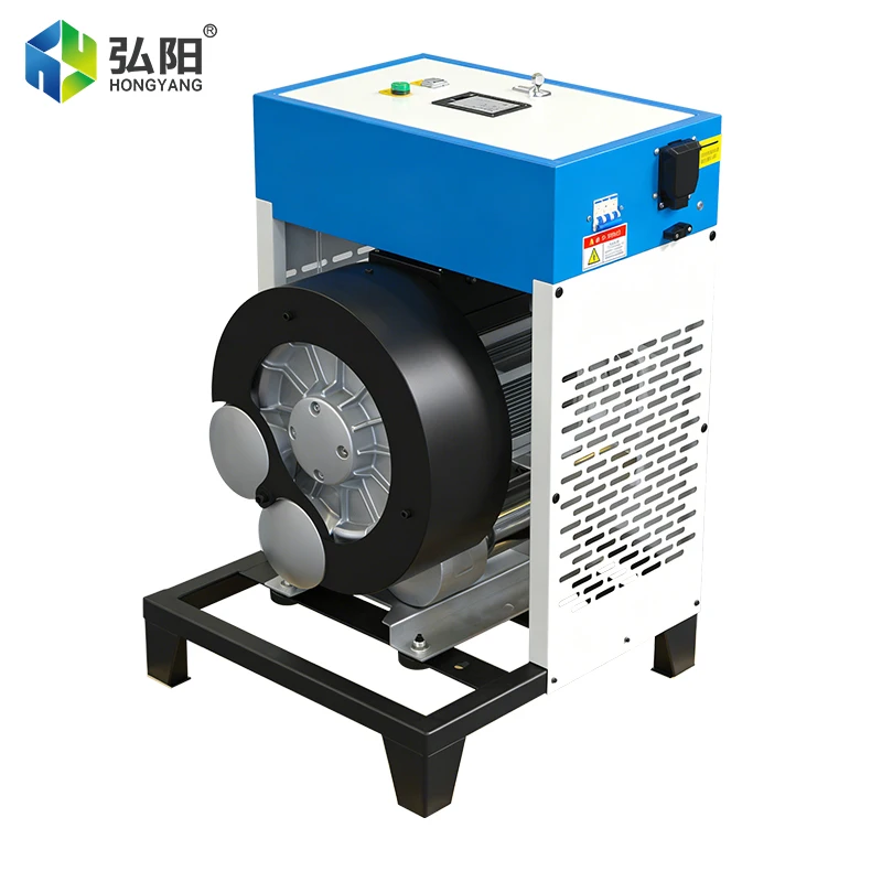 HYCNC Centrifugal Vacuum Pump 7.5kW Air Cooled Plate Fin Housing Unit for Automotive Manufacturing