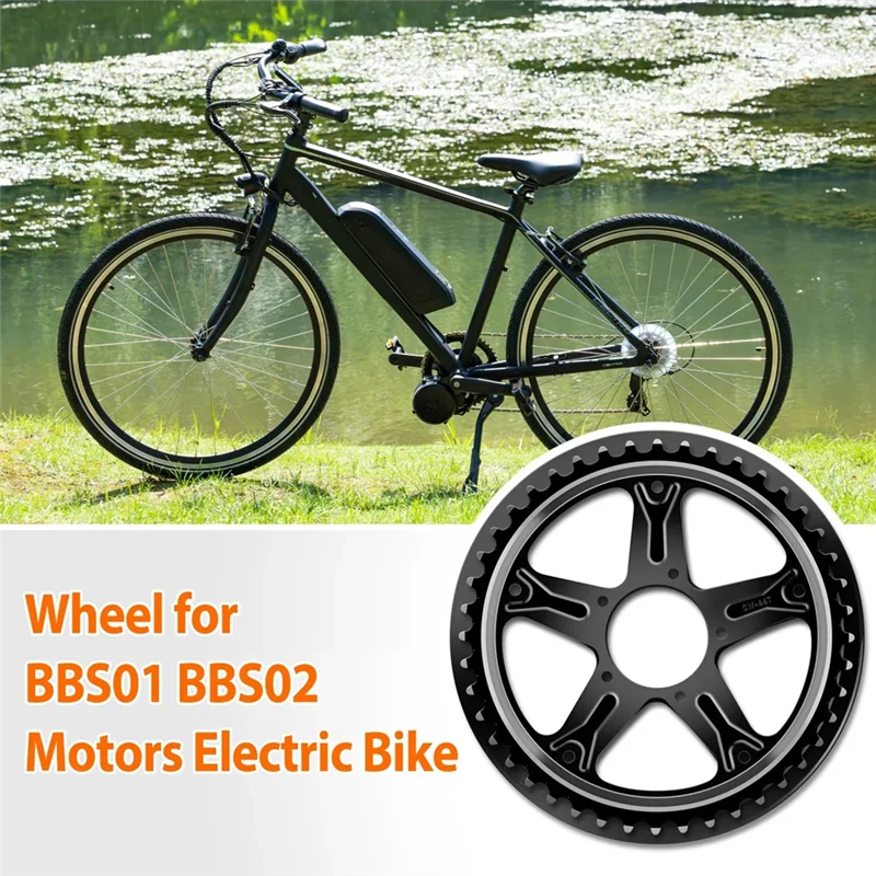 

B93B-E-Bike Bike Chainring Mid Motor Crankset /Chain Wheel For BAFANG BBS01B BBS02B
