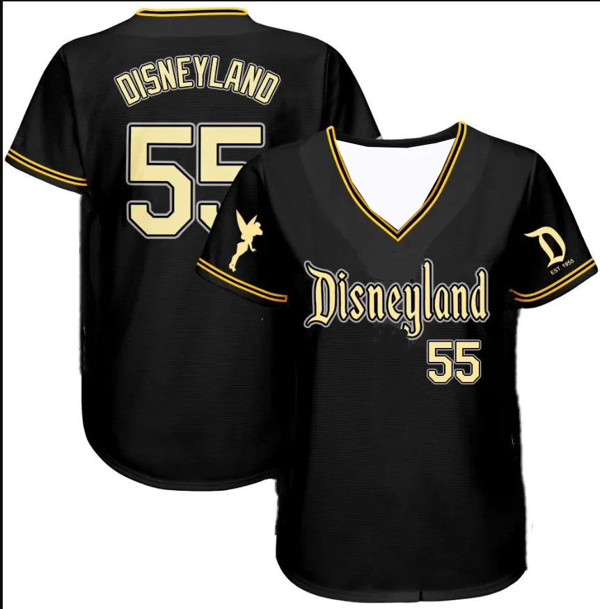 2025 ديزني الكلاسيكية شريط ثلاثية الأبعاد قميص مطبوع الاطفال/الكبار التجفيف السريع تي شيرت Y2K المألوف اضافية كبيرة عادية الوالدين والطفل #2