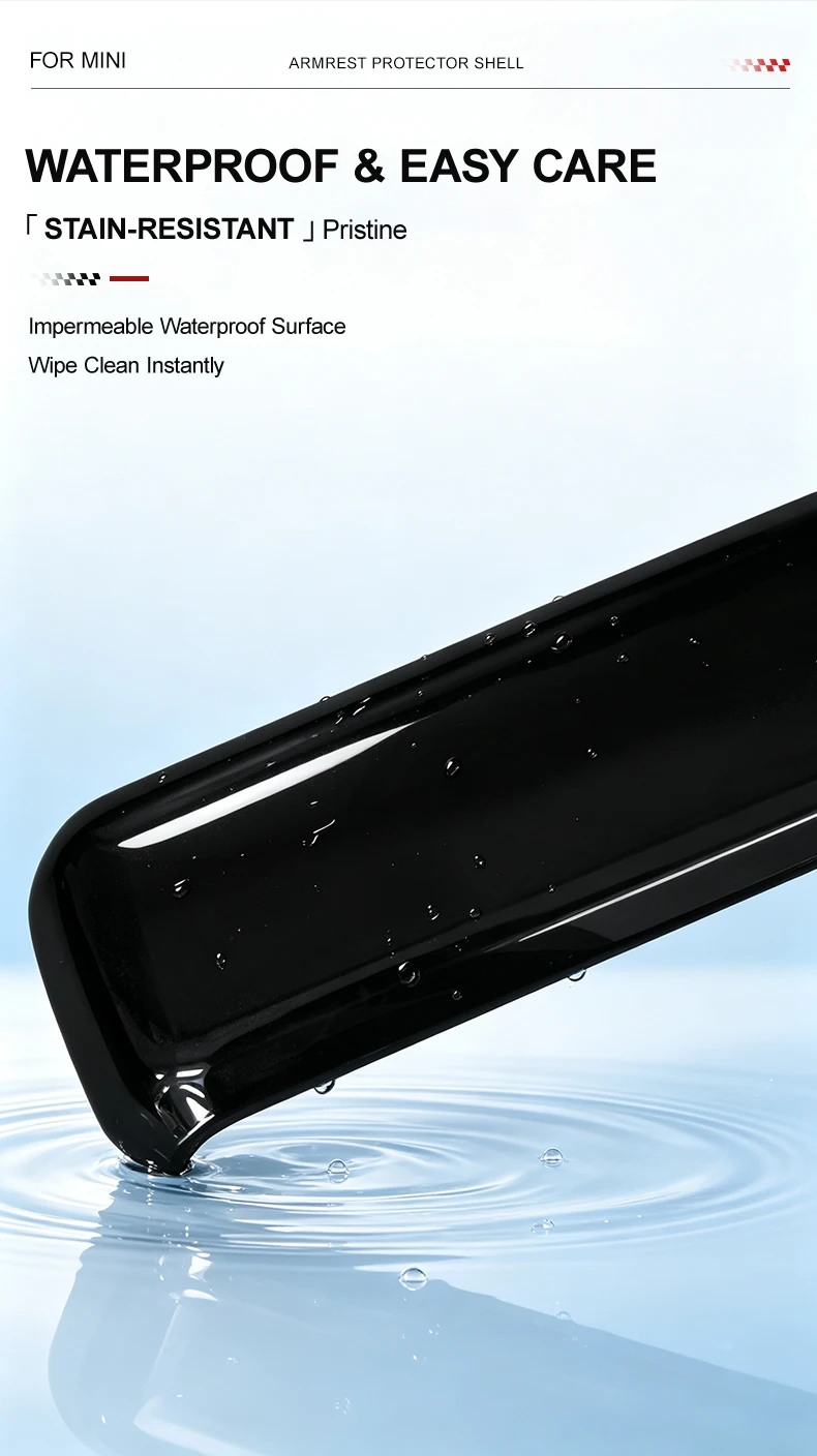 Auto-Mittelkonsolen-Organizer Armlehnenbox-Verkleidungsabdeckung für MINI COOPER S F66 F65 F67 ABS Auto-Innenzubehör – Detail 12