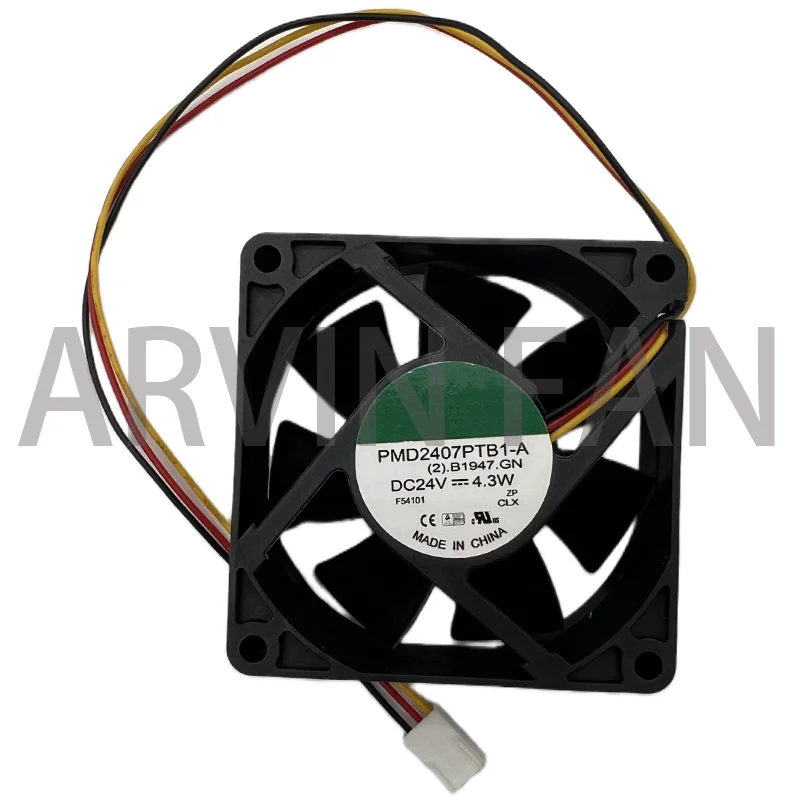 

Original PMD2407PTB1-A 24V 4.3W 7CM 7025 3wire Inverter Case Fan