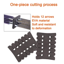 2pcs Hunting Bow Arrow Accessories 12 Arrows Separator Protection Archery EVA Foam Round Rack Portable Arrow Holder