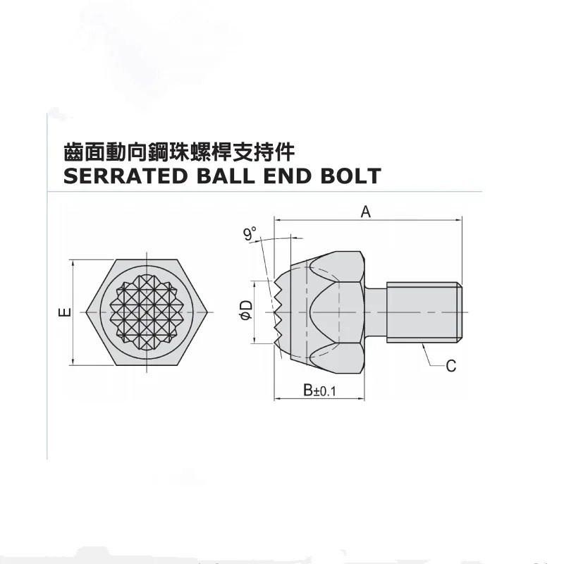 Positioning Anti-skid Universal  PT02 By Fixture of Steel Ball Screw Support with Tooth Surface Moving