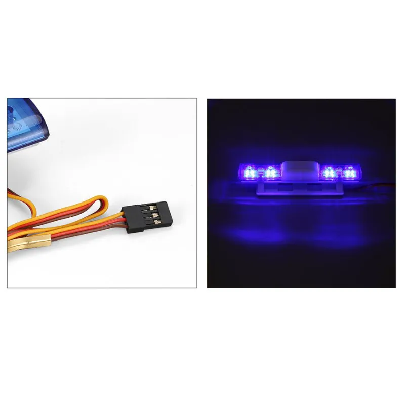 RC Car Modification Parts | Realistic Car Lights | 1/8 and 1/10 Scale Rock Crawler Multi-Function Lights