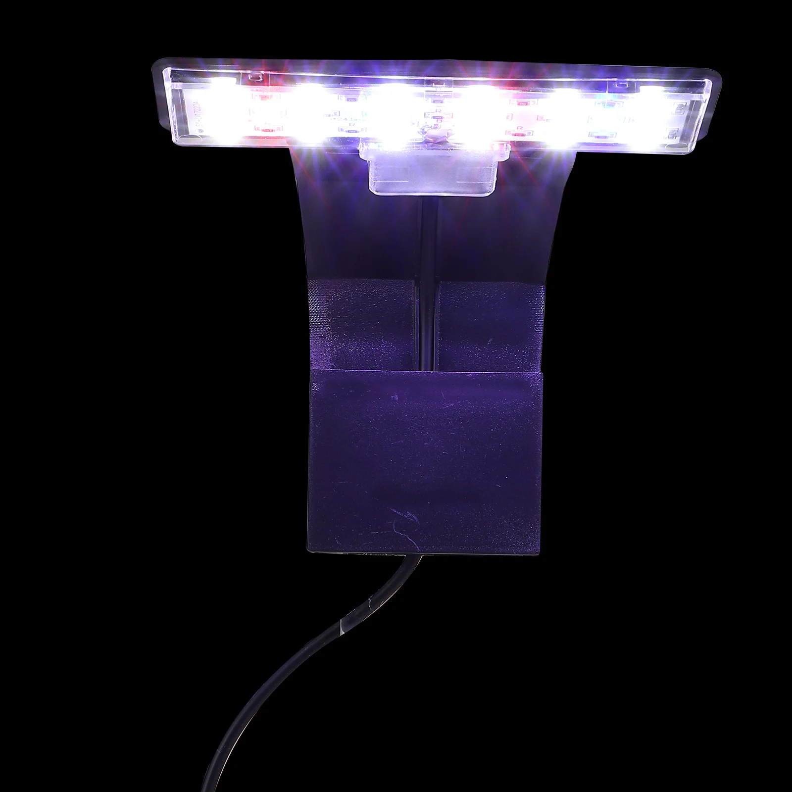 Lampe LED à clipser pour Aquarium, Rechargeable par USB, étanche, éclairage d'aquarium pour plantes aquatiques et poissons