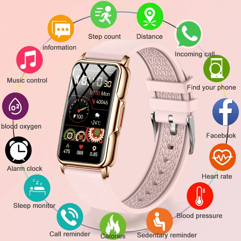 ساعة ذكية جديدة لتتبع اللياقة البدنية من LIGE للنساء والرجال، سوار رياضي، عداد الخطى، مراقب معدل ضربات القلب، النوم، سوار ساعة ذكية مقاوم للماء #1