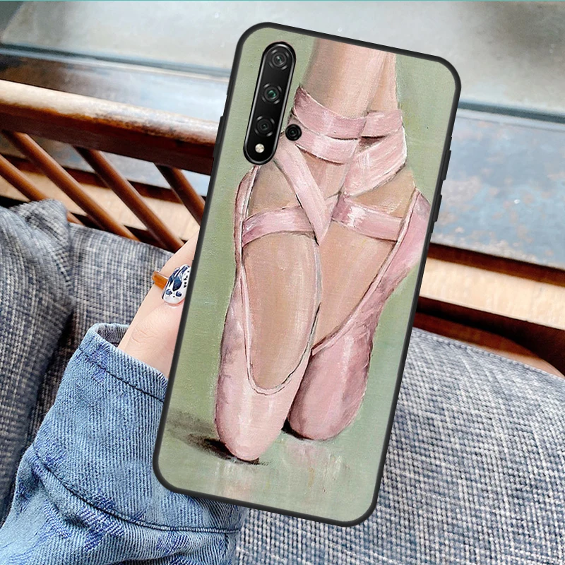 Ballerina Dance Case For Huawei Nova Y90 Y70 Y61 Y60 5T 9 10 SE 3i 7i 8i 11i P Smart P20 P40 Lite P30 Pro