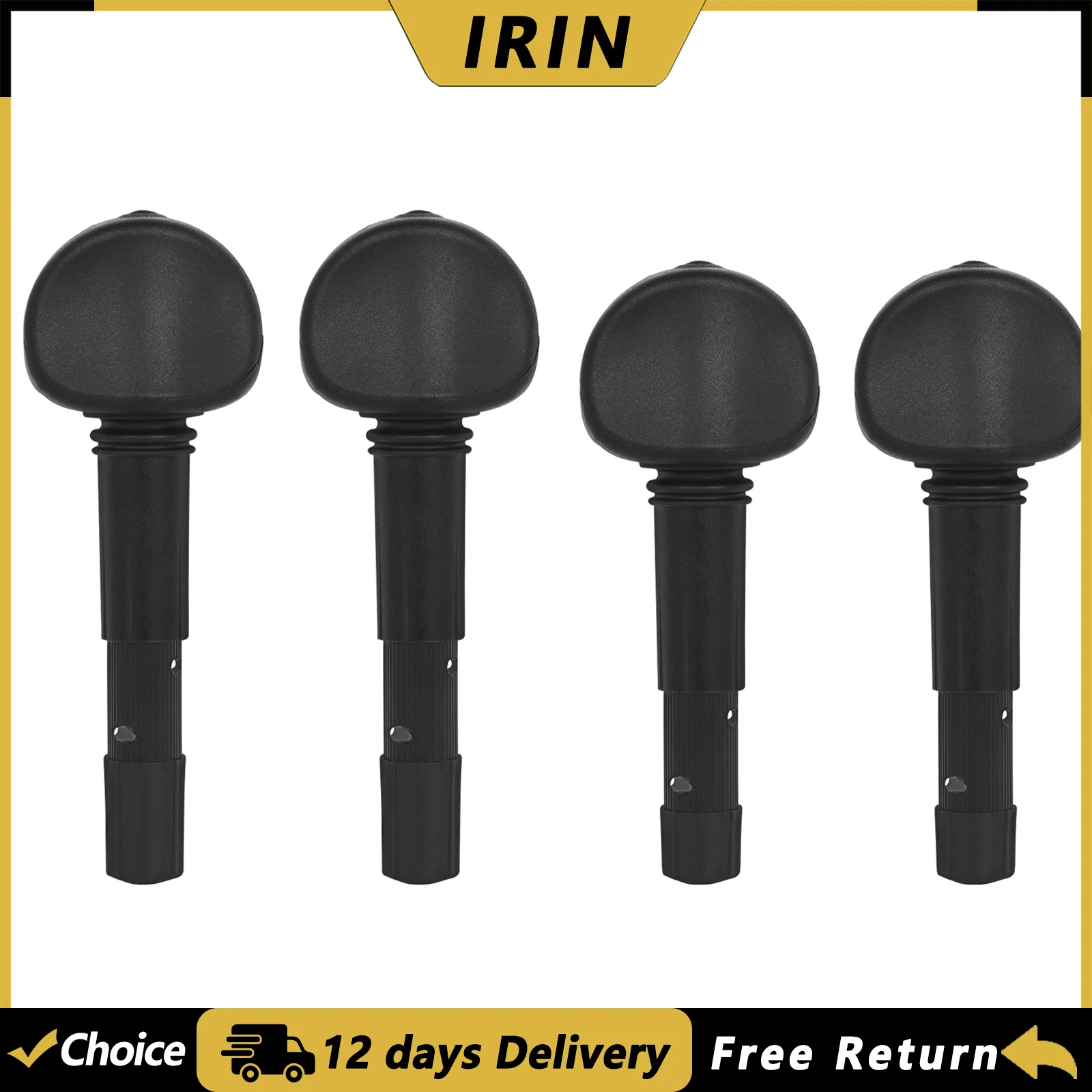 IRIN 4/4 Violin Tuning Pegs Machine Heads 4 Pcs/Set Mechanical Fiddle Tuning Peg Tuners String Instrument Parts & Accessories