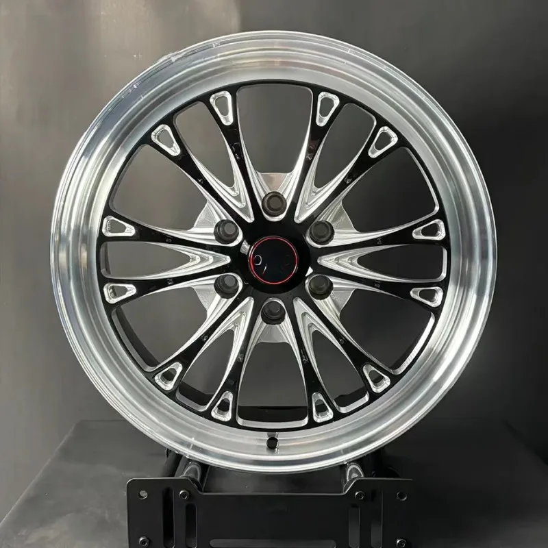 【2026】6 Lug Drag Racing Wheels Slim 17 18 19 20 Inch Polished Lip Milled Multi Spoke Forged Alloy For Chevy Truck Silverado 1500