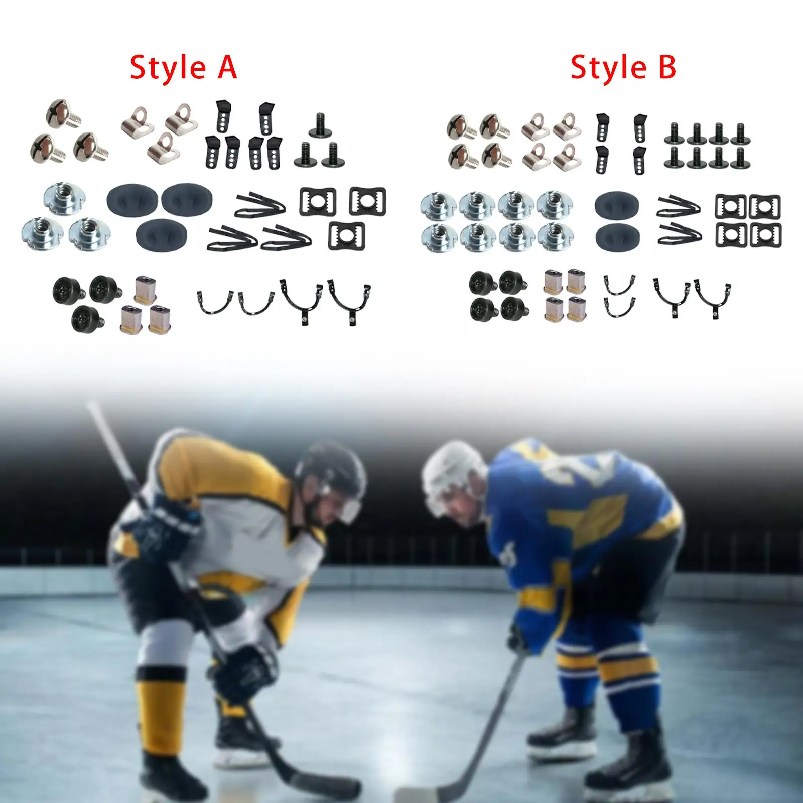 

Ice Hockey Helmet Repair Kit Sports Helmet Accessories Fittings Repair Parts