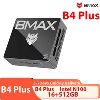 BMAX Mini PC B4Plus/Turbo Intel N150 13th Generation Twin Lake16GB DDR4 512GB SSD Mini Desktop Computer Triple Display