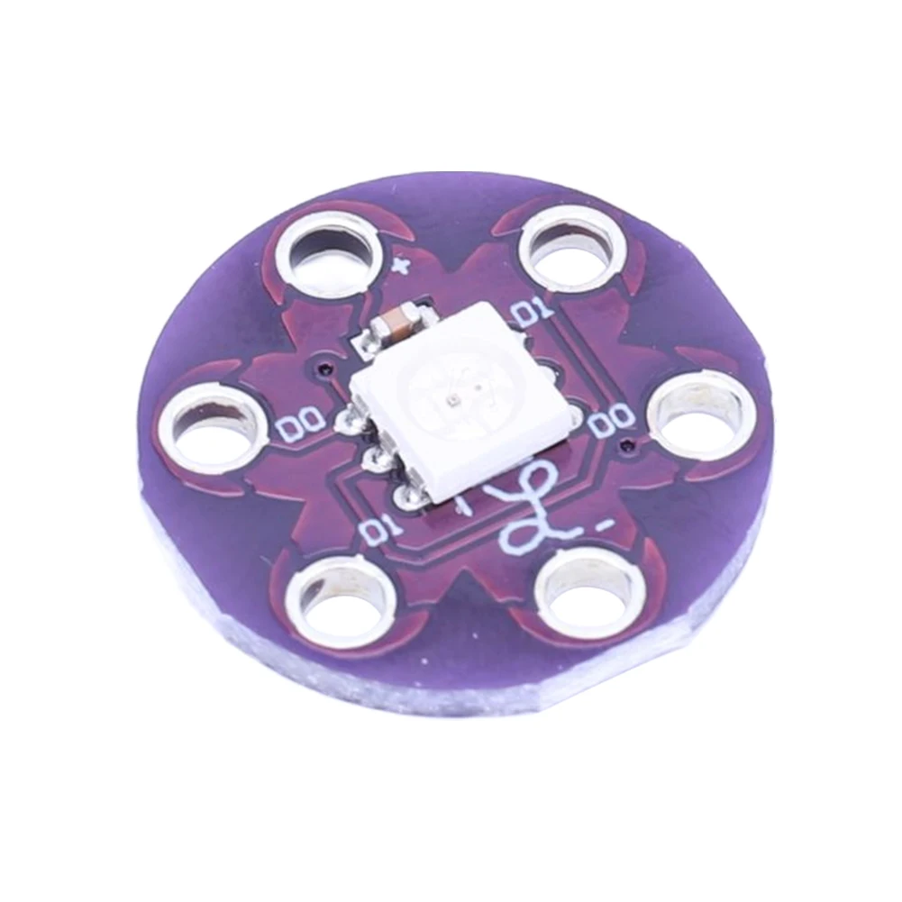 LilyPad Pixel Board WS2812 5050 RGB LED Module WS2812 RGB LED Development Board Module for Arduino DIY Kit