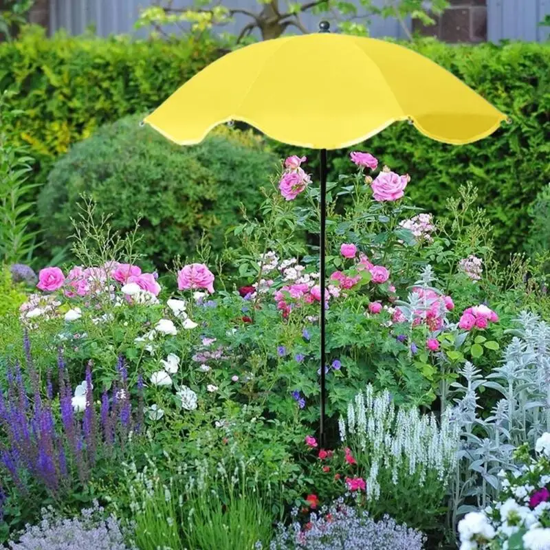 

Plant Umbrella Easy Installation Multipurpose Decoration Light Weight Plant Umbrella Cover for Garden Potted Plant A0KF