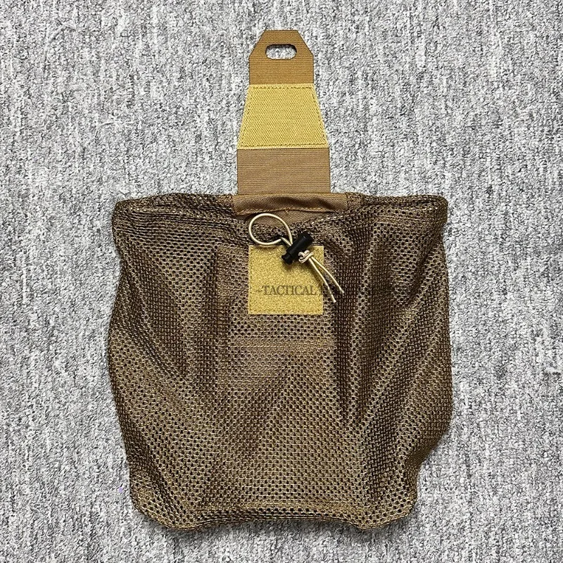 Taktische Folding Dump Pouch Kordelzug Magazin Utility Pouch Mesh Taille Tasche Roll Up Faltbare Recovery Tool Pack EDC Lagerung Tasche – Detail 23