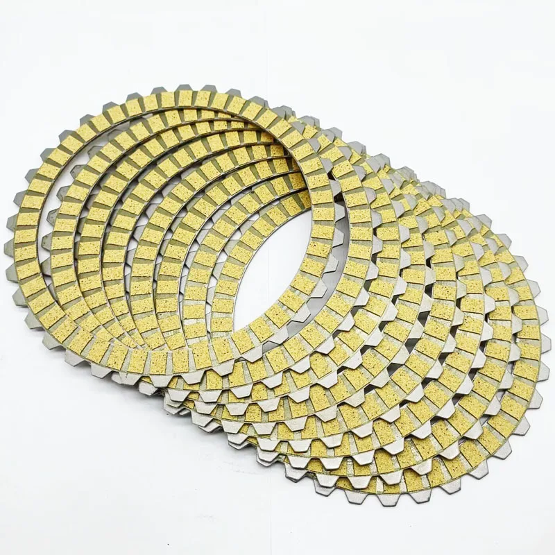 

Clutch Friction Plates Discs Fits Harley Davidson XL883 XL1200 2006-2015/Bad Boy FXSTSB 95-1997/Dyna 1991-97/ Low Rider 1990-92