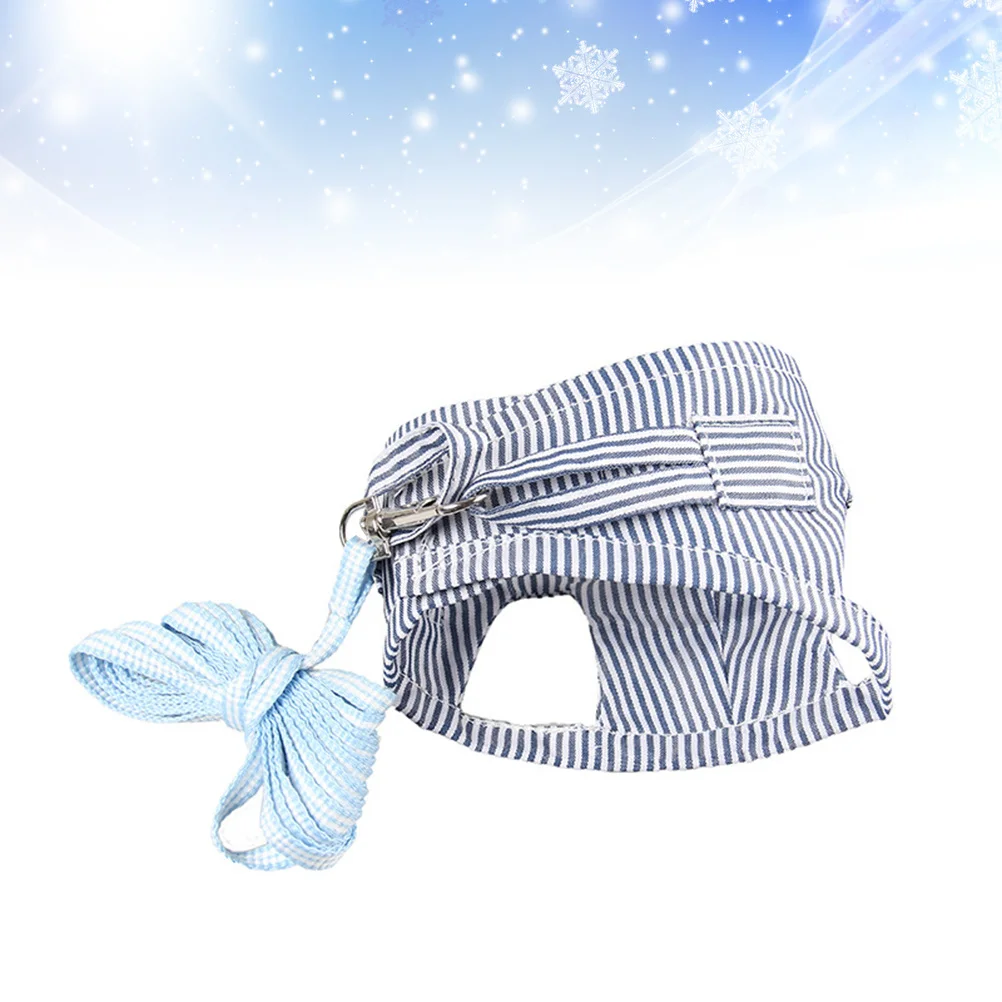 

Harness Small Size Lightweight Stripe Design For Hedgehog Guinea Pig Chihuahua Squirrel Blue S Pet Supplies Small Pet