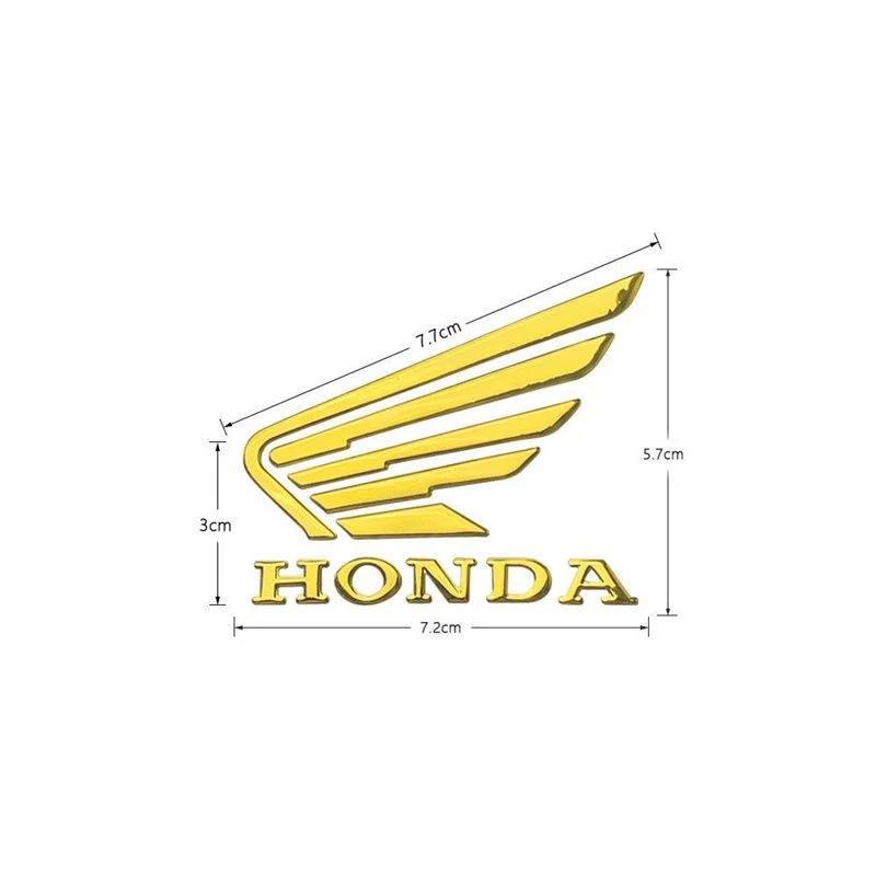 مناسبة لهوندا دراجة نارية أعواد تزيين جولة ثلاثية الأبعاد عصا شعار CBR600RR CBR600RCBR500RCBR1000RRCB190SSPcx125 اكسسوارات #4