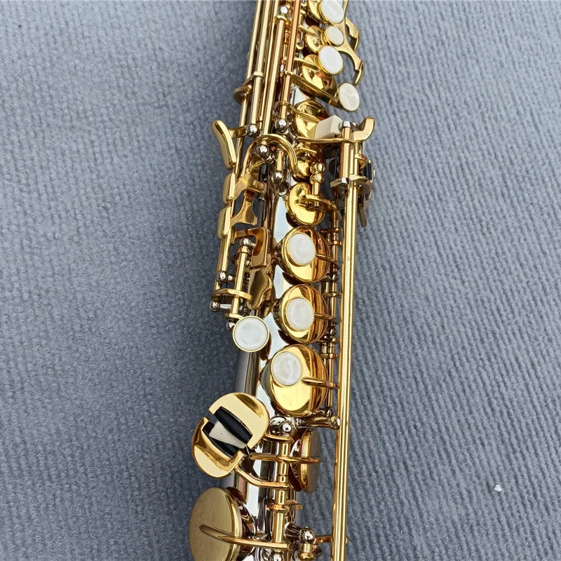 Japan 875EX Soprano Saxophone B-Flat Straight Body musical instrument professional with Case Accessories