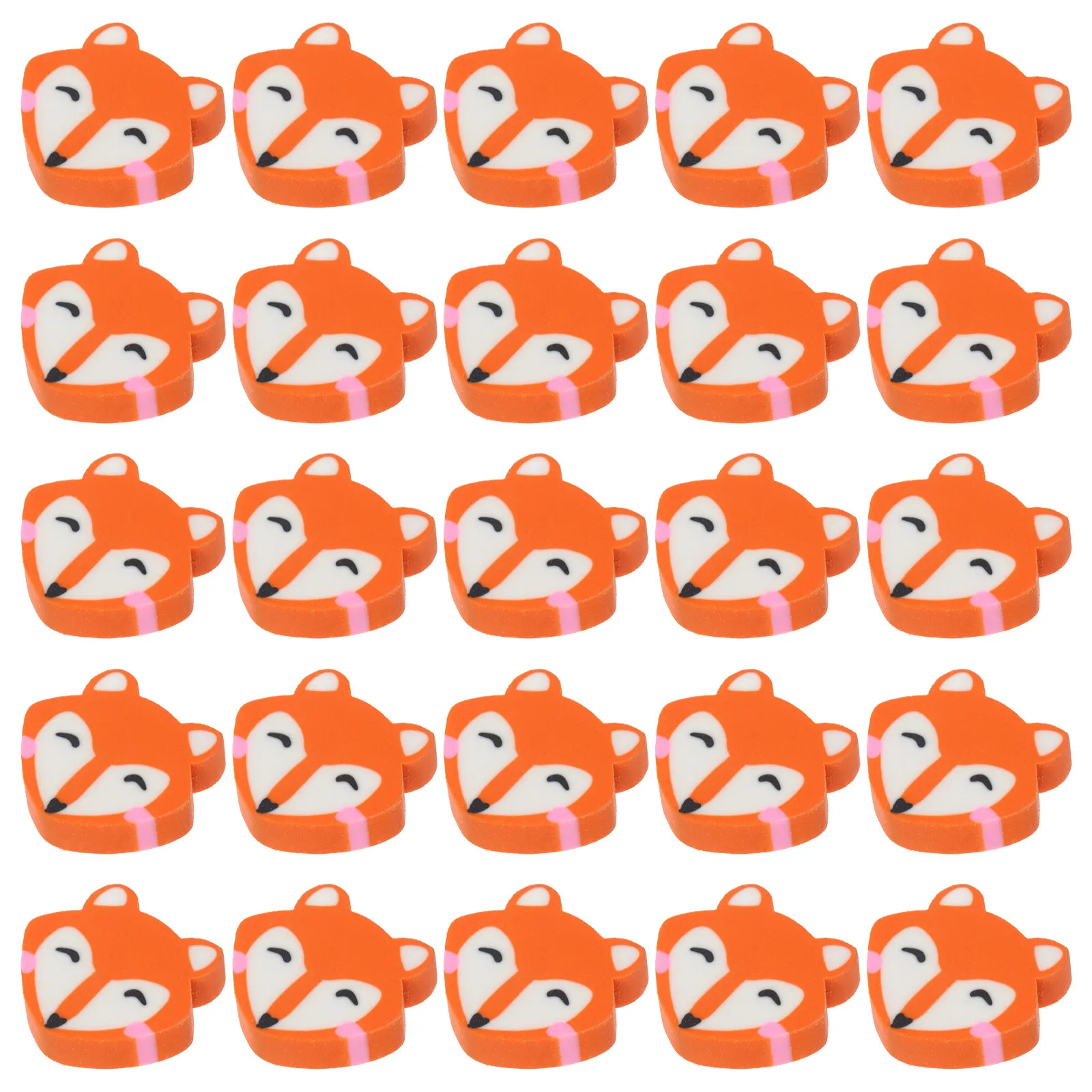 

50Pcs Fox Eraser Assortment Tpr Safe Lightweight Wear Resistant Eraser for Pencil Writing Sketching Drafting Art Students School