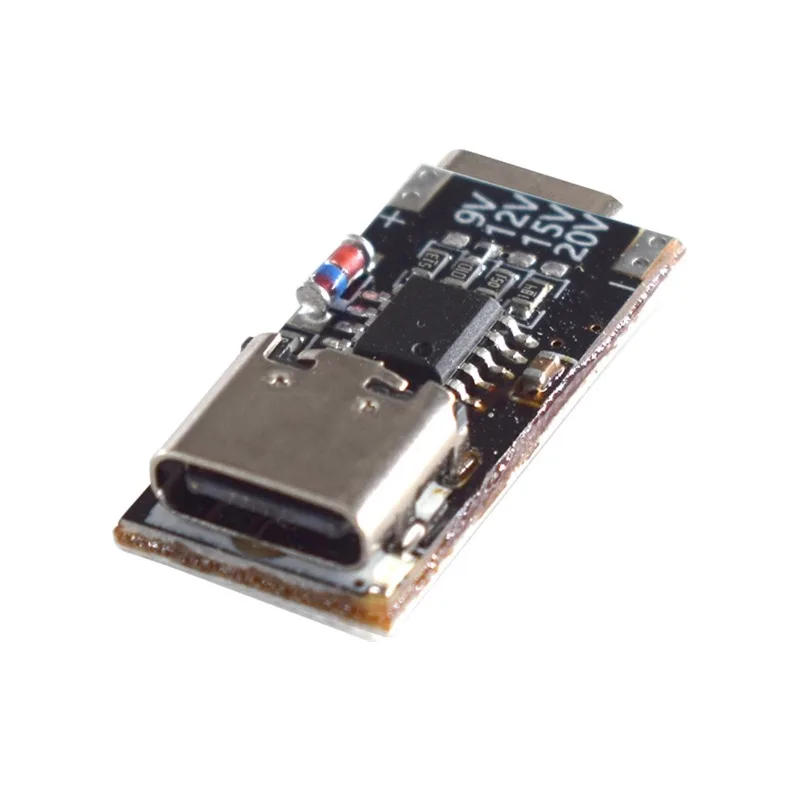 Placa de disparo de protocolo de corriente de voltaje de carga rápida USB PD/QC tipo c, 9V, 12V, 15V, 20V