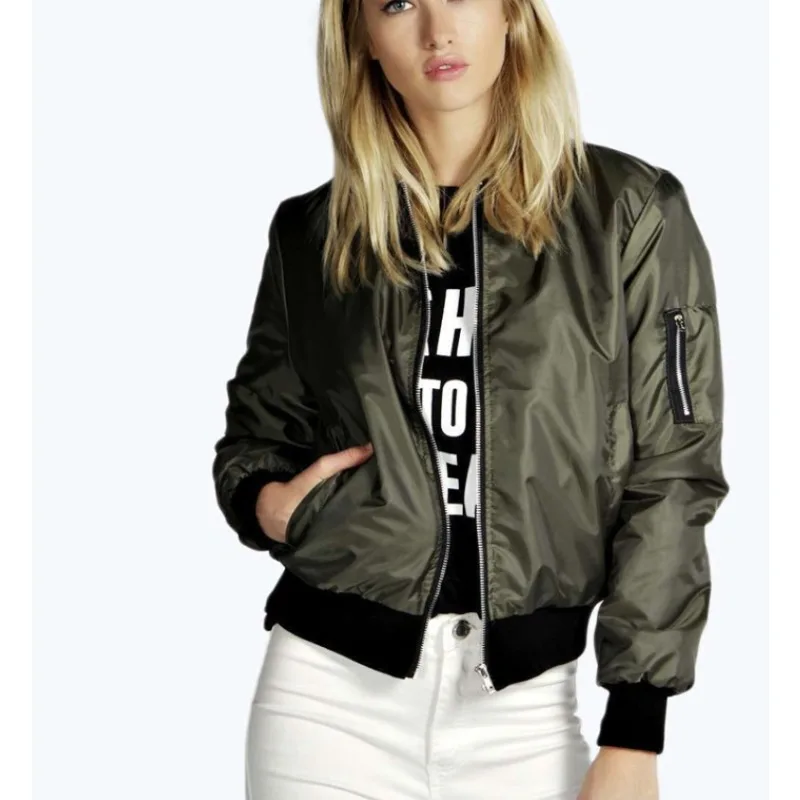 2025 الأوروبية والأمريكية الخريف والشتاء موضة جديدة قصيرة جاكيت زيبرا سترة المرأة #3