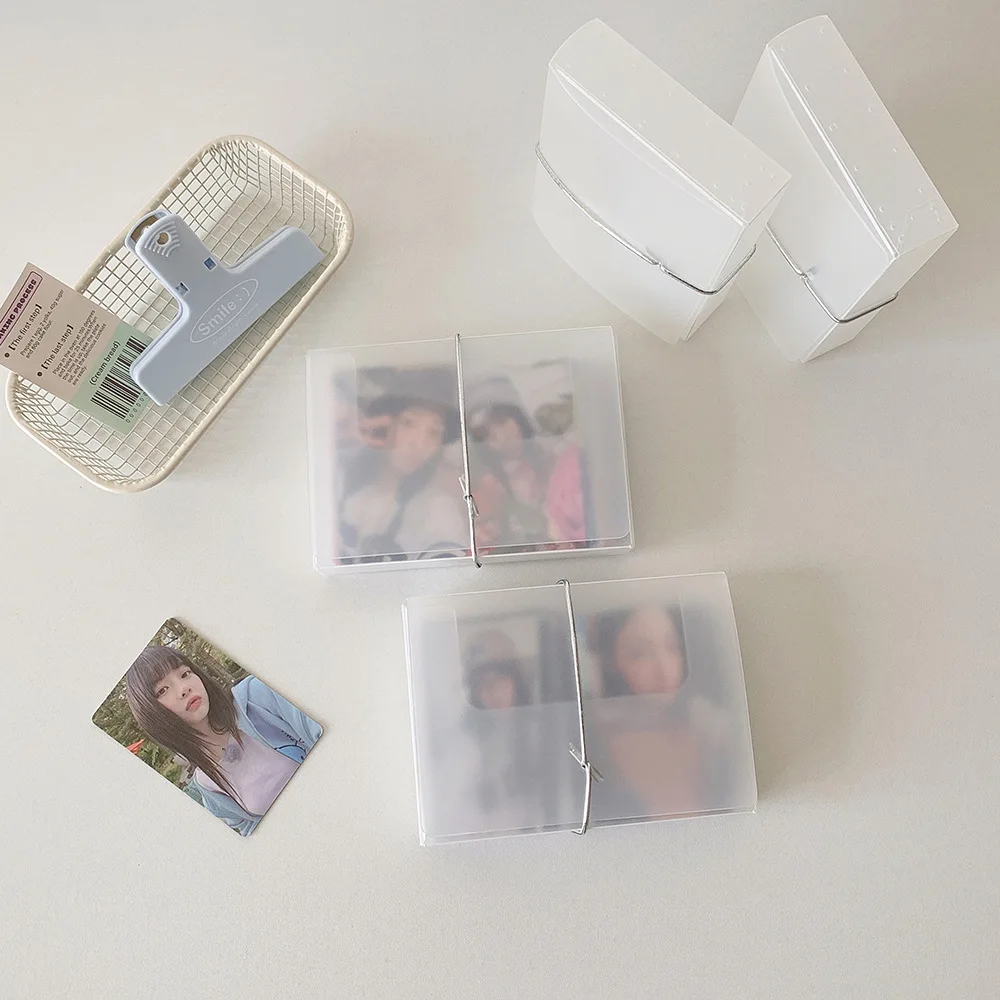 

Frosted Transparent Korean Photocard Holder Idol Photo Card Picture Idol Card Display Protector PP Card Cover Korean Style