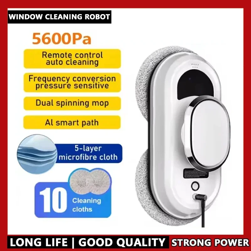 

Smart Home Robot Vacuum Cleaner - Remote Control Window Cleaning Robot Glass Cleaning Robot for Home Automation