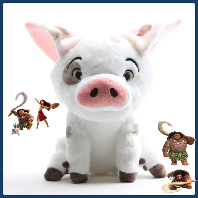 

22CM Disney Moana Pet Pig Pua & Chicken HeiHei Plush Toy Animal Cute Soft Cartoon Plush Doll Children's Birthday Christmas Gift