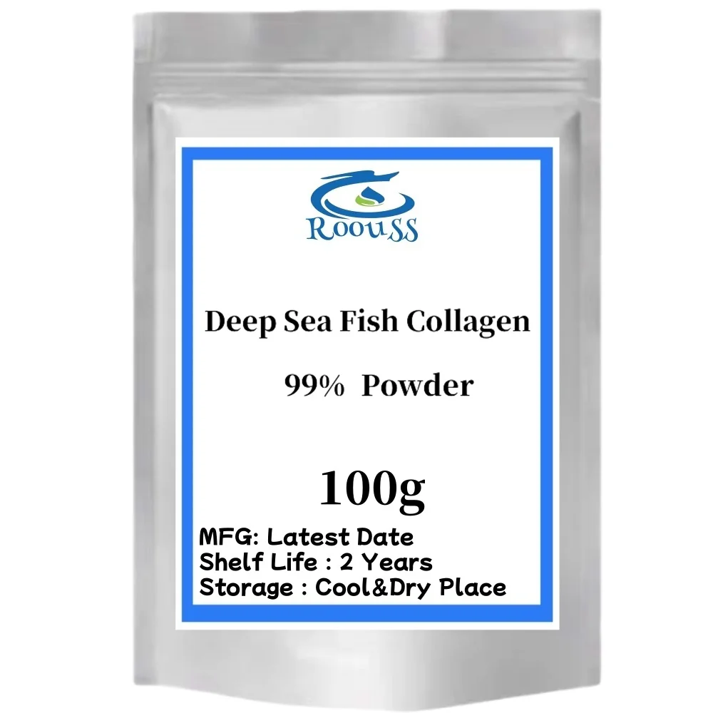 Deep-sea Fish Collagen Powder,99% Hydrolyzed Marine Fish Collagen Powder Beauty and wrinkle removing