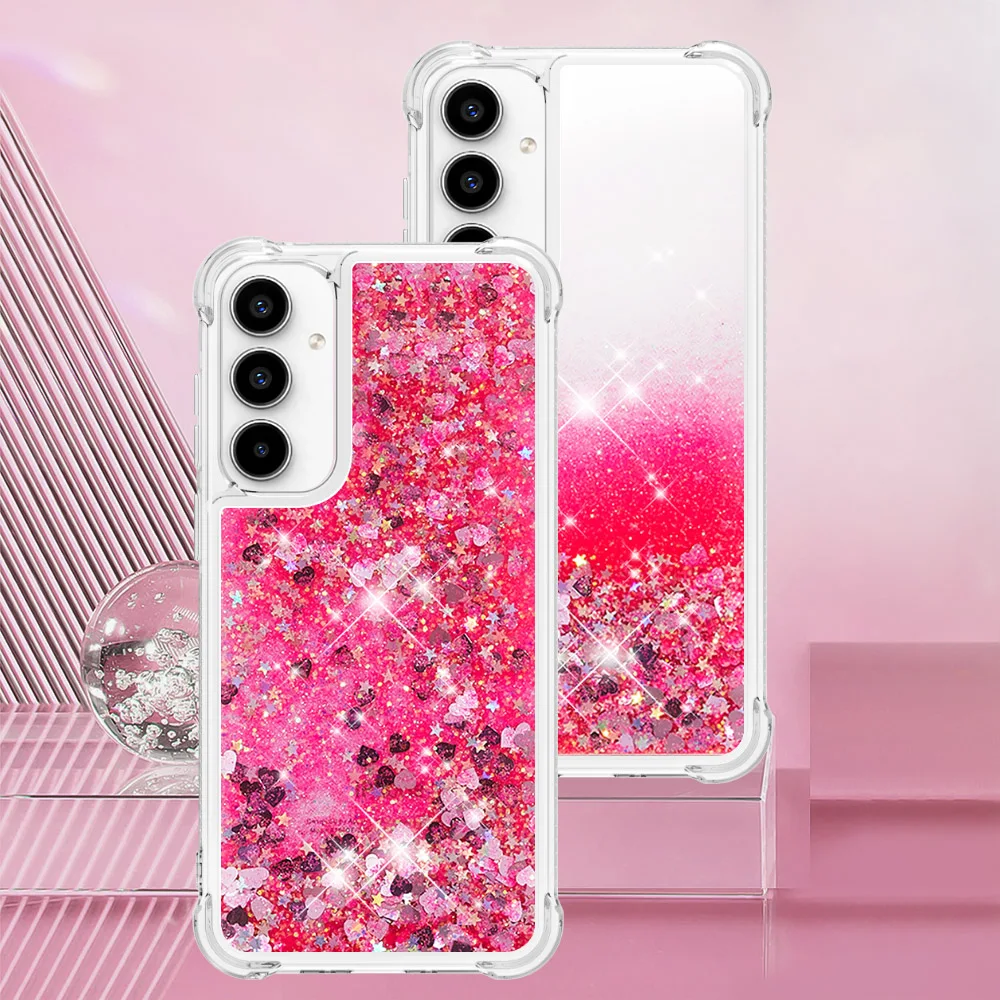 Stoßfeste Glitzer-Flüssig-Quicksand-Hülle für Samsung Galaxy A17 A37 A57 A07 A16 A26 A36 A56 A06 A05 A15 A35 A55 A05 A05S 4G 5G – Detail 5