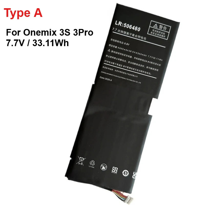 Nuevo 506480 Notebook Laptop Tablet PC batería para One-Netbook OneMix 3 3S 3Pro OneMix3 OneMix3 Pro OneMix3S batería 8,8 V