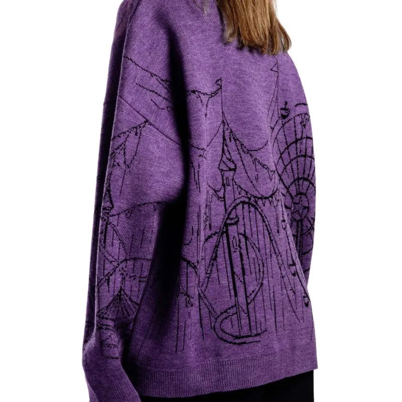 

Эстетичный вязаный свитер в стиле хип-хоп для мужчин, модный свободный пуловер в стиле Харадзюку, повседневная одежда, ретро-свитер в стиле Y2K