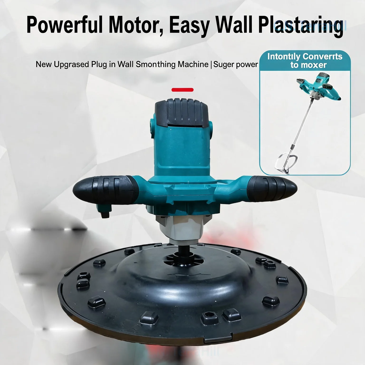 Electric Wall Plastering Trowel Machine Cement Mortar Sanding Polisher Concrete Smoothing Tool for Wall Plastering