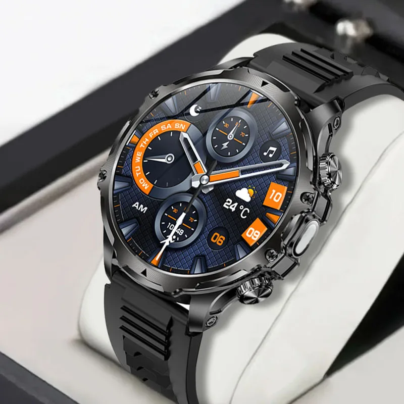 2024 new 1.85-inch high-definition large screen Bluetooth call, heart rate, health data detection, new men's smartwatch