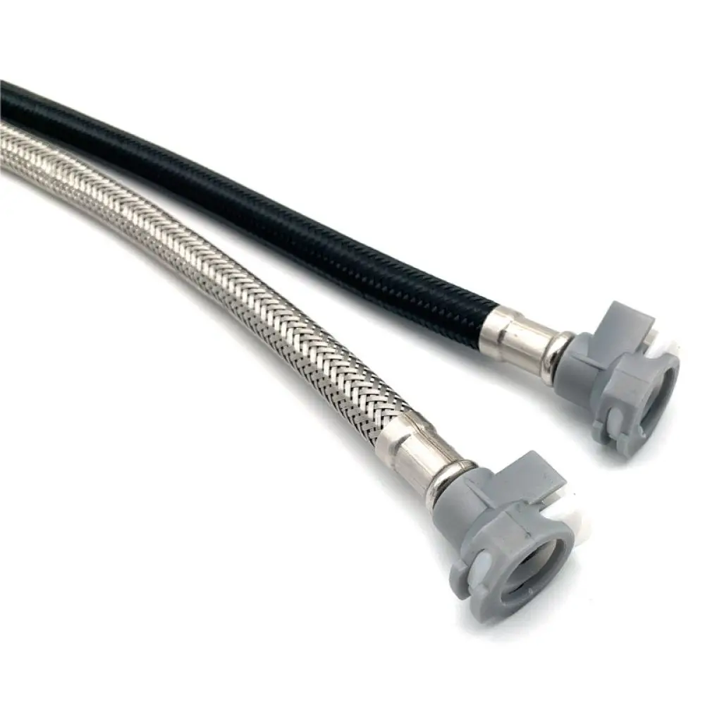 Flexible Pull Out Kitchen Faucet Hose Replacement Nylon Sink Sprayer Extension Pipe Universal Tap Plumbing Connector