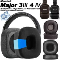 Reemplazo para Marshall Major 3 / Major 4, almohadillas para diadema Bluetooth con cable y inalámbrico, almohadillas para auriculares, orejeras proteicas