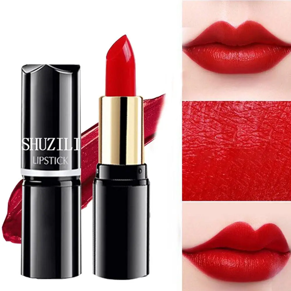 1 Uds. Brillo de labios de doble punta, tubo Original, textura suave, resistente al agua y al sudor, lápiz labial hidratante cosmético